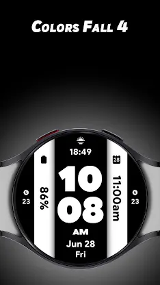 Colors Fall 4 - Watch face screenshot 1