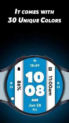 Colors Fall 4 - Watch face screenshot 2