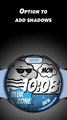 Comic Weather - Watch face screenshot 4