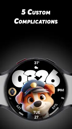 Cute Animals - Watch face screenshot 5