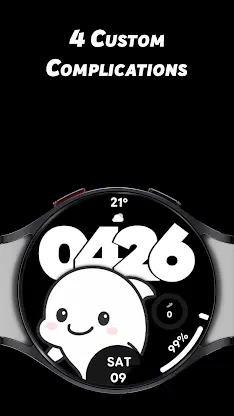 Cute Animals 2 - Watch face screenshot 6