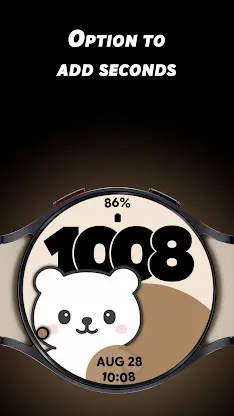 Cute Animals 2 - Watch face screenshot 4