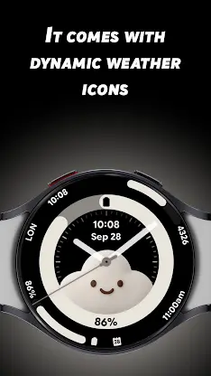 Cute Weather 2 - Watch face screenshot 2