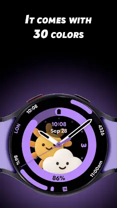 Cute Weather 2 - Watch face screenshot 3