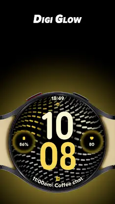 Digi Glow - Watch face screenshot 1