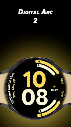 Digital Arc 2 - Watch face screenshot 1