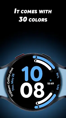 Digital Arc 2 - Watch face screenshot 2