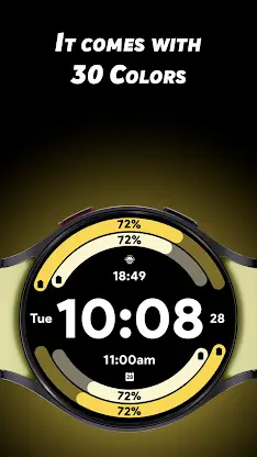 Digital Rings - Watch face screenshot 2