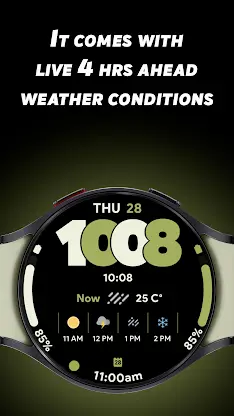 Digital Weather - Watch face screenshot 3
