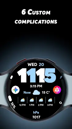 Digital Weather - Watch face screenshot 6
