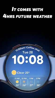 Digital Weather 3 - Watch face screenshot 2