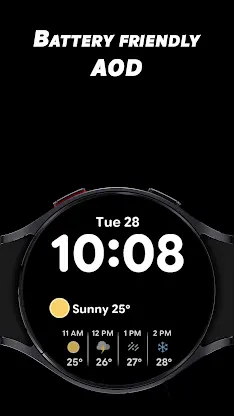 Digital Weather 3 - Watch face screenshot 6