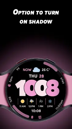 Digital Weather 2 - Watch face screenshot 4