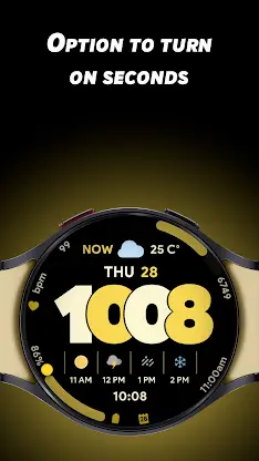 Digital Weather 2 - Watch face screenshot 5