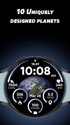 Earth Dial - Watch face screenshot 2