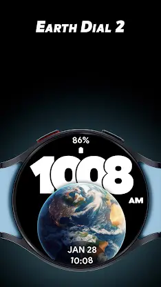 Earth Dial 2 - Watch face screenshot 1