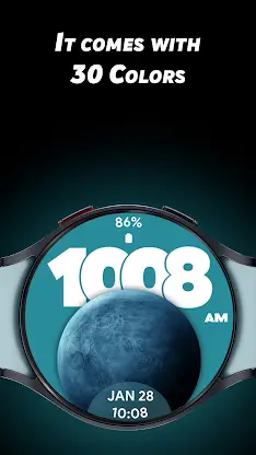 Earth Dial 2 - Watch face screenshot 3