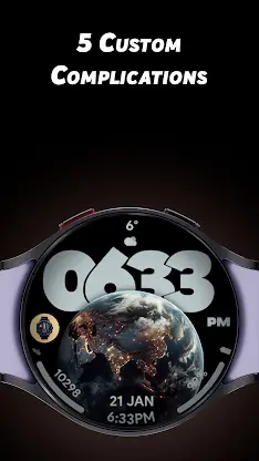 Earth Dial 2 - Watch face screenshot 6