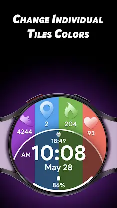 Eclipse Tiles - Watch face screenshot 2