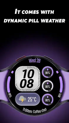 Glass Info - Watch face screenshot 2