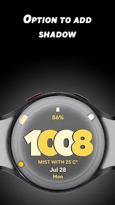 Glass Weather - Watch face screenshot 4