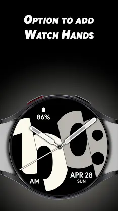 Half Numbers - Watch face screenshot 3