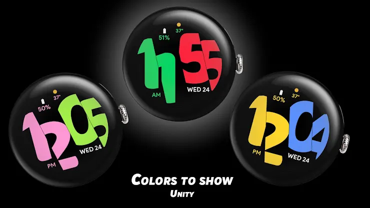 Half Numbers - Watch face screenshot 5