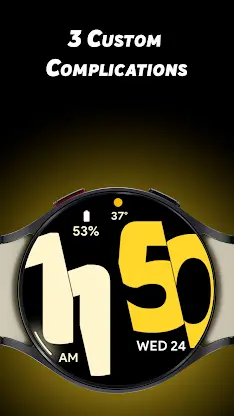Half Numbers - Watch face screenshot 4