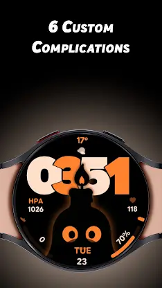 Halloween Dial 2 - Watch face screenshot 5