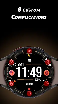 Info Circle - Watch face screenshot 4
