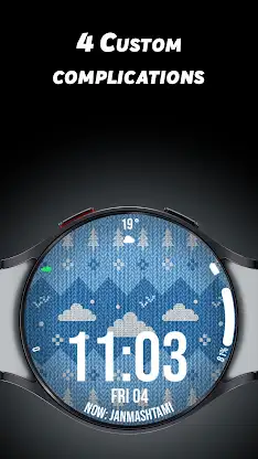 Knitted Weather - Watch face screenshot 4