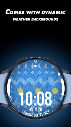 Knitted Weather - Watch face screenshot 2