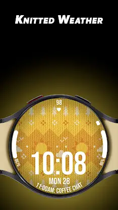 Knitted Weather - Watch face screenshot 1