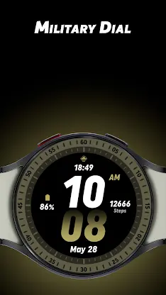 Military Dial - Watch face screenshot 1