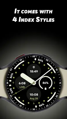 Minimal Analog 2 - Watch face screenshot 3