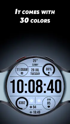 Minimal Dial - Watch face screenshot 2
