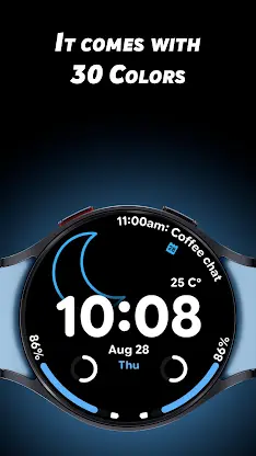 Minimal Weather 2 - Watch face screenshot 3