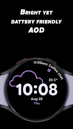 Minimal Weather 2 - Watch face screenshot 6