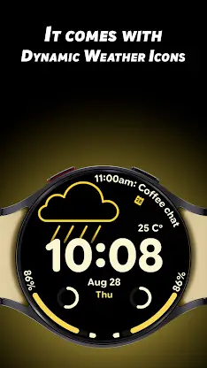 Minimal Weather 2 - Watch face screenshot 2