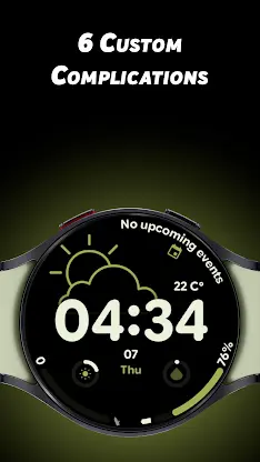 Minimal Weather 2 - Watch face screenshot 5