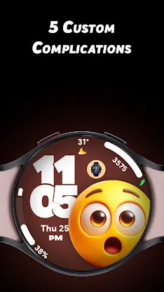Moji Dial - Watch face screenshot 6