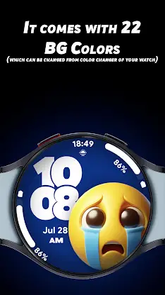 Moji Dial - Watch face screenshot 3