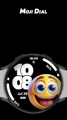 Moji Dial - Watch face screenshot 1