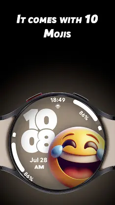 Moji Dial - Watch face screenshot 2