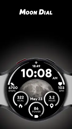 Moon Dial - Watch face screenshot 1