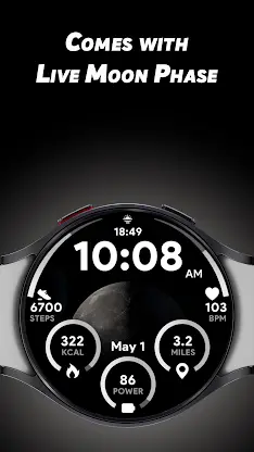 Moon Dial - Watch face screenshot 2