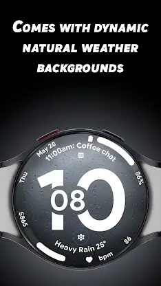 Natural Weather - Watch face screenshot 2