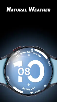 Natural Weather - Watch face screenshot 1