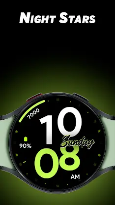 Night Stars - Watch face screenshot 1