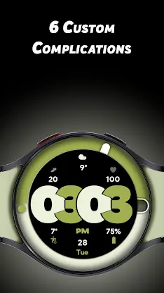 Pixel Eclipse - Watch face screenshot 5